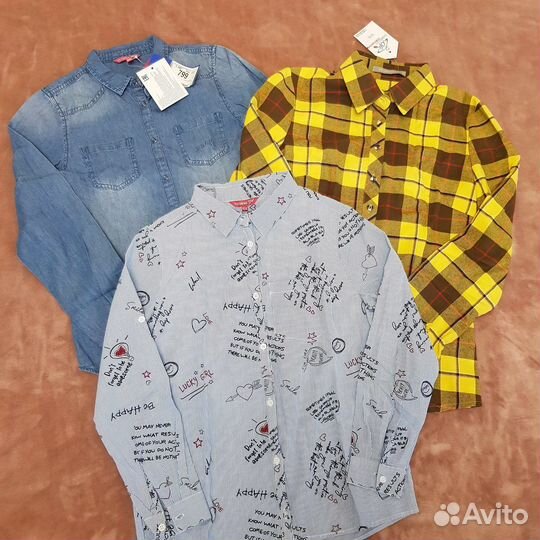 Детские рубашки 158/164