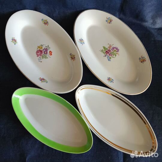 Тарелки, селедочницы, вазы