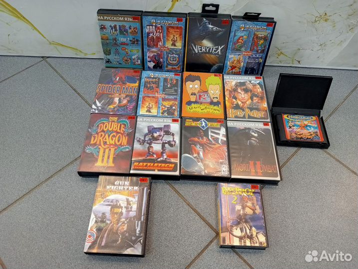 Картриджи для Sega