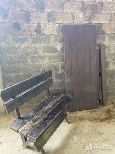 Лавки столы из дерева