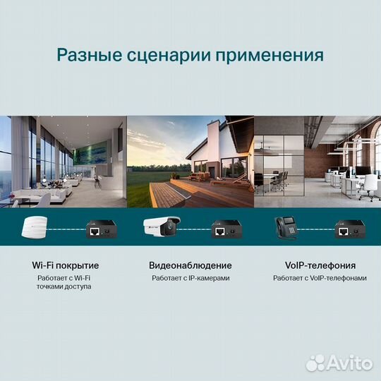 Адаптер, Инжектор PoE TP-Link PoE150S