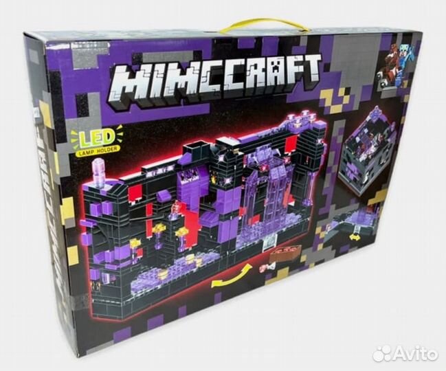 Конструктор minecraft с LED подсветкой