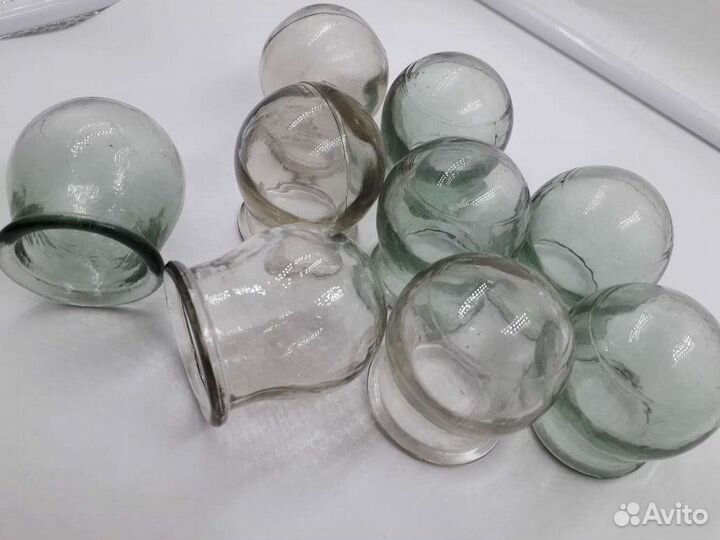 Банка медицинская стеклянная