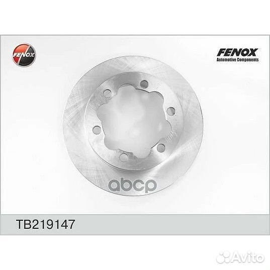 Диск тормозной Fenox TB219147