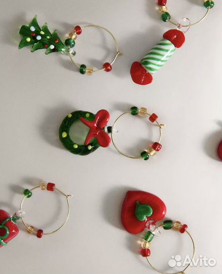 Zara Home Подвески на бокал маркеры под заказ разн