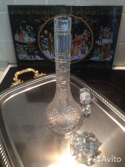 Графин хрустальный, Штоф. Для вина