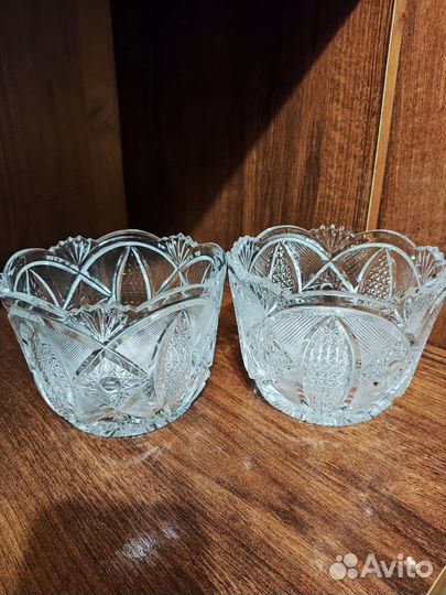 Конфетница ваза хрусталь