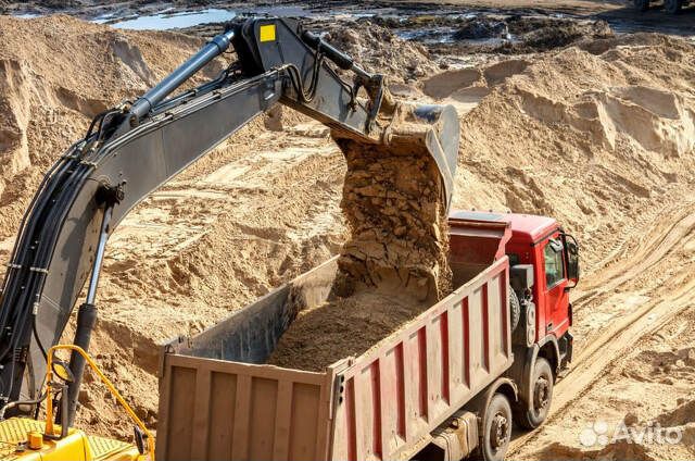 Песок с карьера доставка