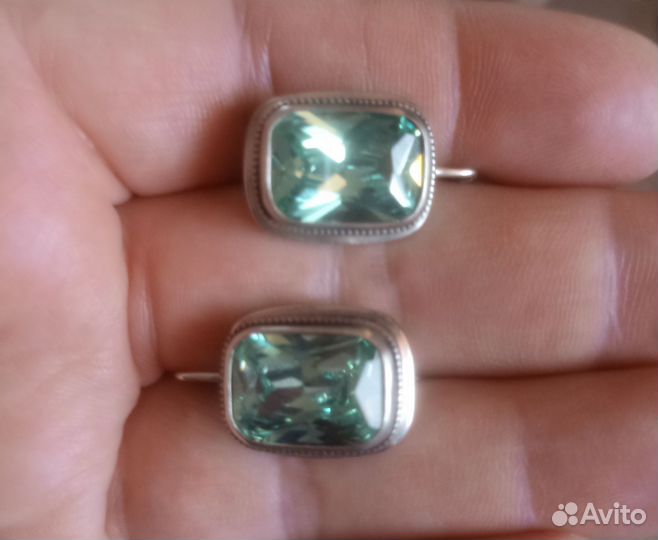 Серебряные серьги