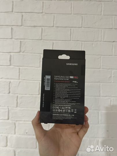 SSD Samsung 1TB M.2 2280 980 PRO - Ситилинк