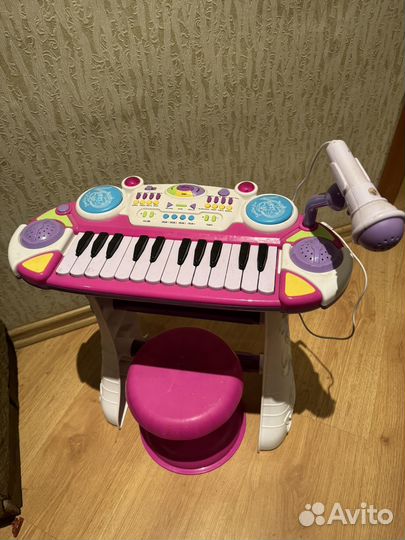 Пианино детское с микрофоном