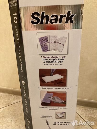 Новая паровая швабра Shark Pocket Mop