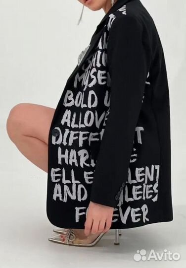 Пиджак женский оверсайз