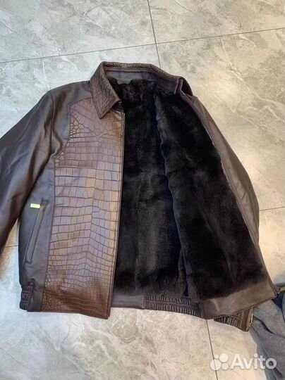 Кожаная куртка Zilli