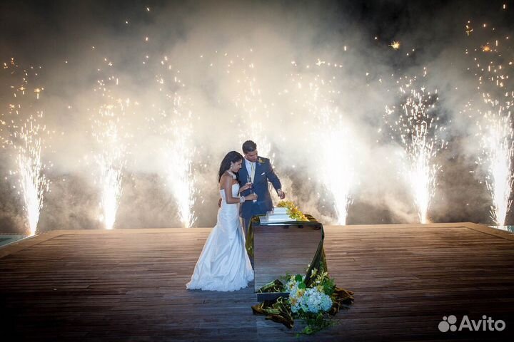 Фейерверки на свадьбу и не только