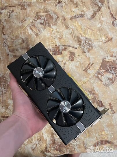Видеокарта RX 580 4gb Saphire Nitro идеал