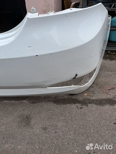 Бампер задний на hyundai solaris