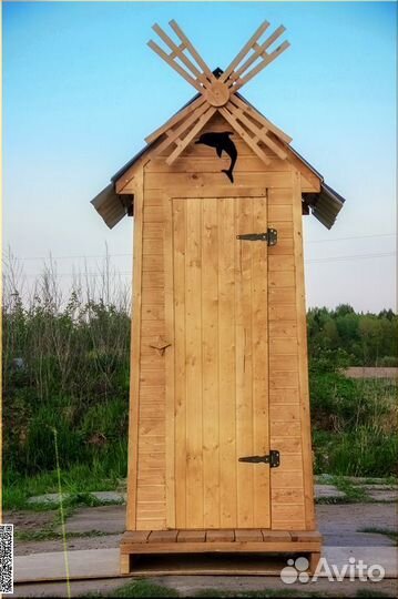 Уличный туалет с установкой ART128