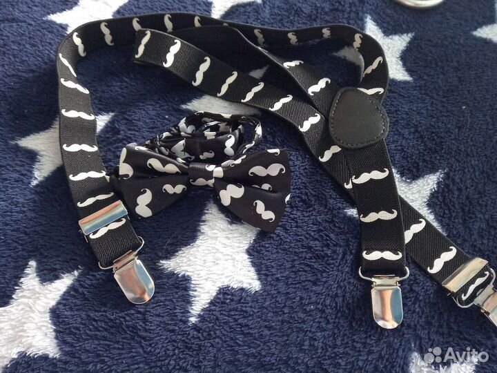 Бабочка и подтяжки