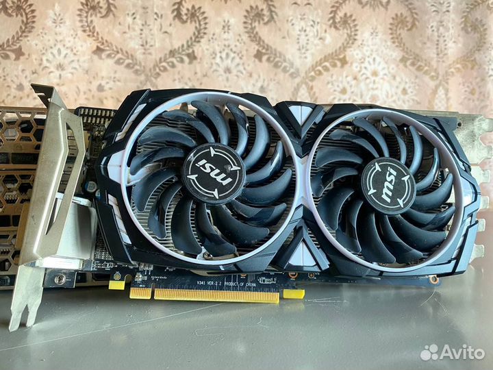 Игровая видеокарта RX 580 8Gb MSI