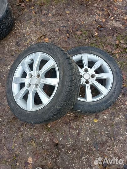 Диски с резиной 205 55 16 4x100 DIA 56,1 ET45