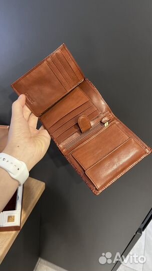 Мужской кошелек портмоне Edmins croco cow