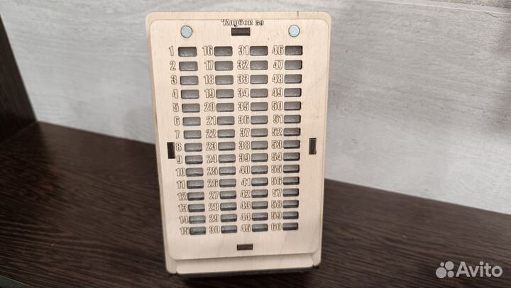 Органайзер для мулине, парковка для игл 60 шт