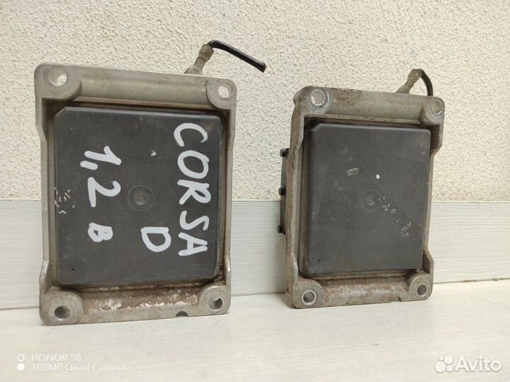 Блок управления двигателем Z12XEP Opel Corsa D