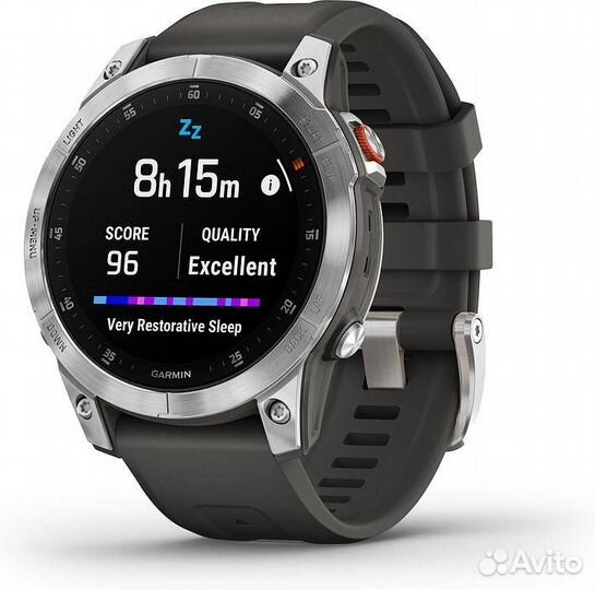 Часы Garmin Fenix Epix 2, темно-серые/стальные