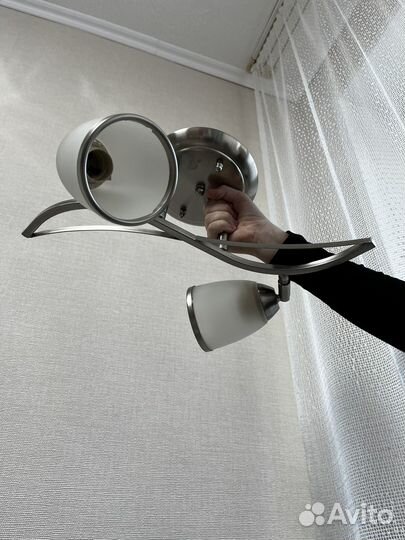 Люстра потолочная современная б/у