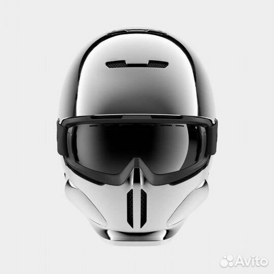 Горнолыжный шлем ruroc Rg1-DX Chrome New