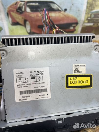 Магнитола штатная Тойота Королла E150