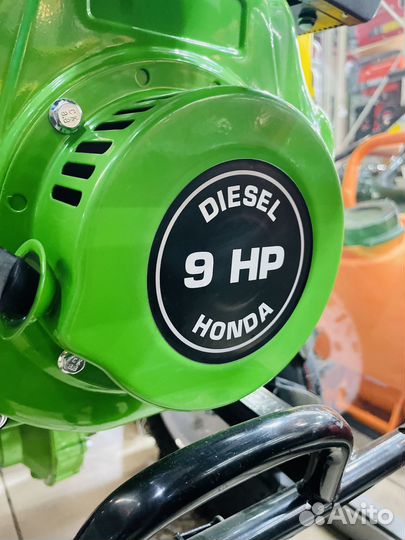 Мотоблок Дизельный Редукторный H.P.-9.0