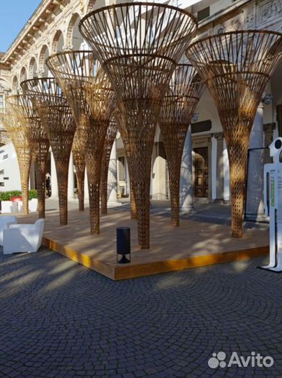 Плетеные абажуры, светильники (огромных размеров)