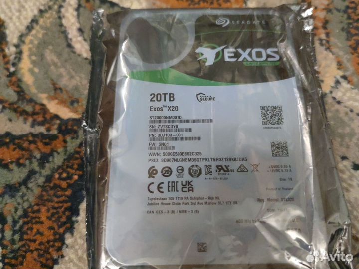 Жесткий диск для компьютера 20 tb новый