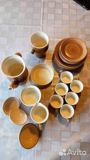 Сервиз Набор глиняной посуды СССР