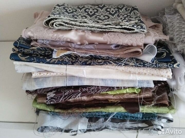 Отрезы ткани пакетом