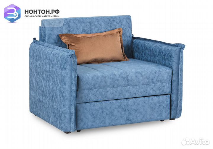 Кресло выкатное Виола светло-синее