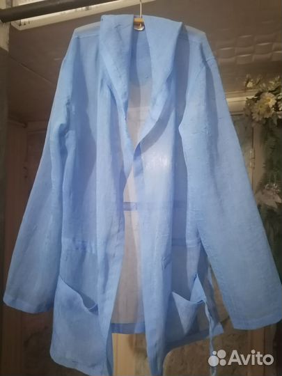 Накидка шифон, жатка с капюшоном