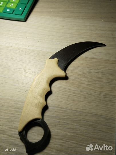 Деревянный нож керамбит