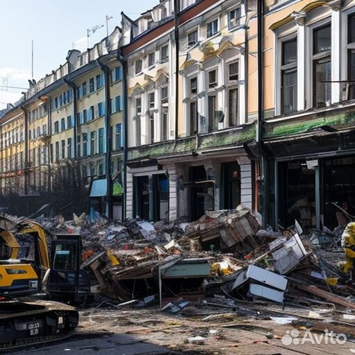 Вывоз хлама старой мебели газель пухто демонтаж