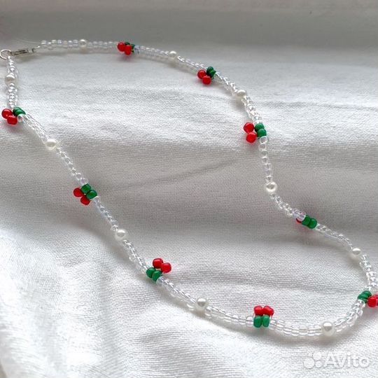 Чокер из бисера