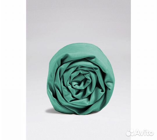 Простынь GoodNight Сатин 160х200х20 Лагуна на рези