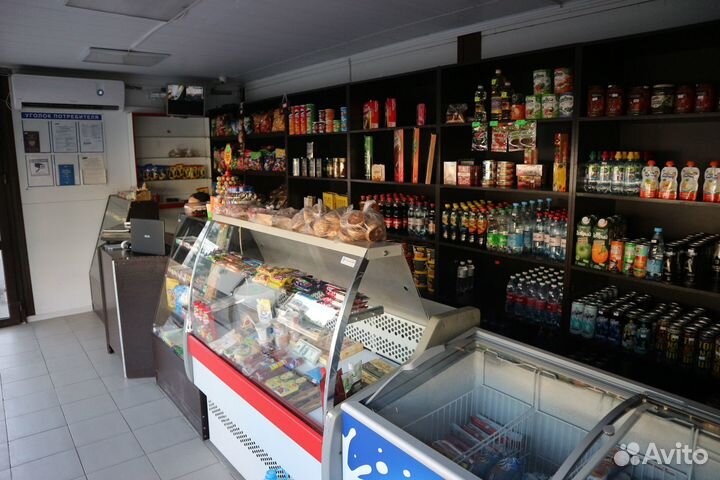 Магазин продуктов в центре города