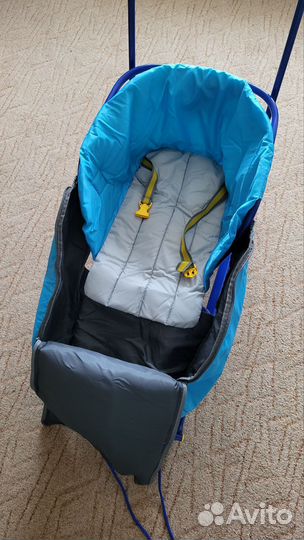 Коляска санки на колесах