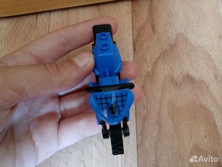 Лего мотоцикл spider Man