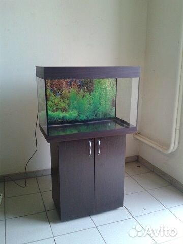 Аквариум100 свет биофильтр фон подставка