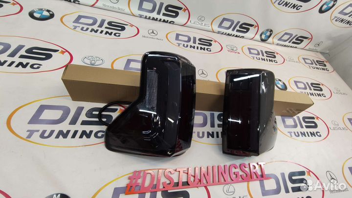 Стоп сигналы Toyota Tundra 2007-2013 дымчатые