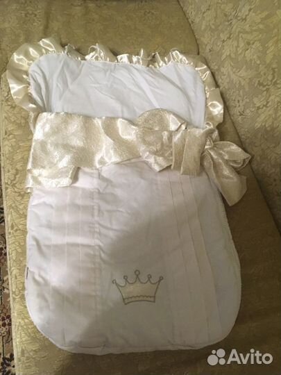 Королевский конверт для новорожденного
