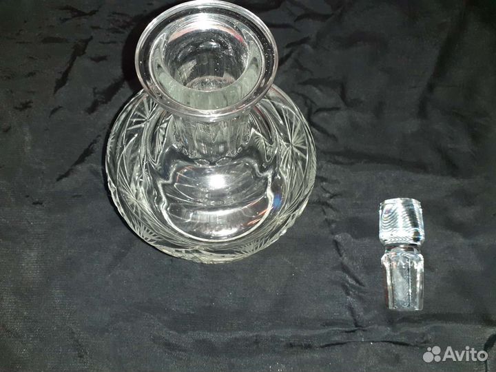 Графин хрустальный, хрусталь СССР
